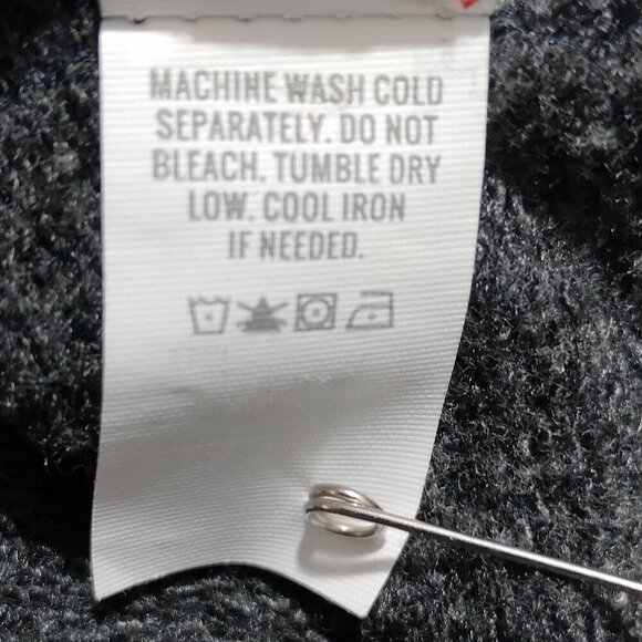 Aerie Dark Grey Size Small Oversized Terry Fleece Lined Hoodie - Picture 6 of 10